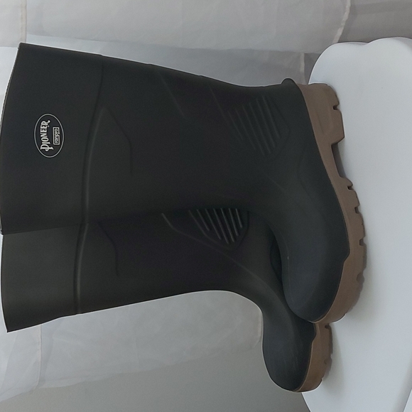 Pioneer Ranpro Steel Toe Boots.   Womens Size 9.   Like New - Picture 1 of 7